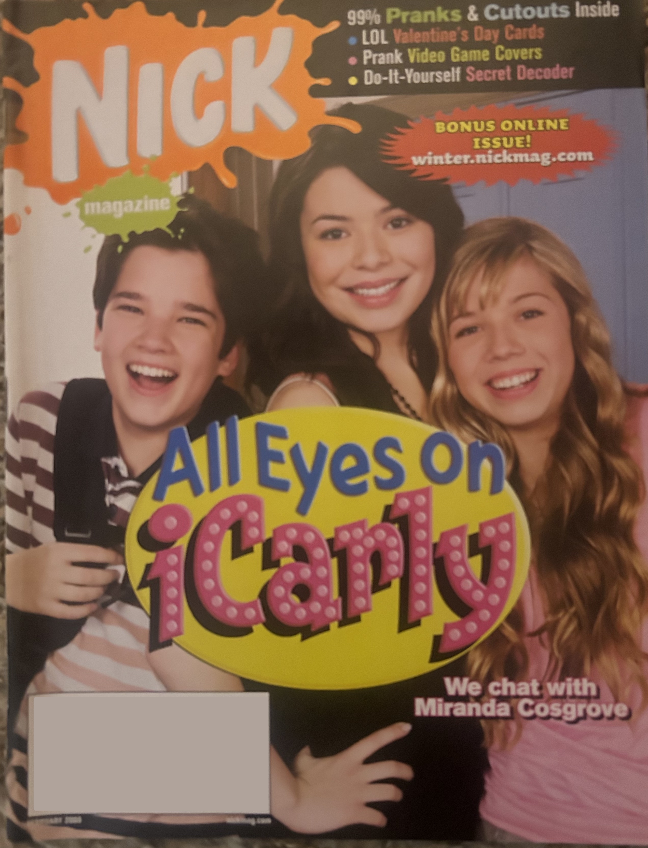 08 Feb Nick Magazine Cover